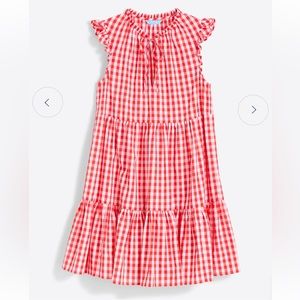 Draper James Connie Flutter Sleeve Dress in Poppy
Red Gingham